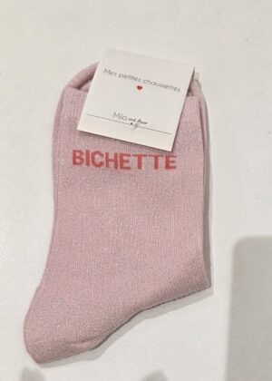 Chaussettes à paillettes bichette