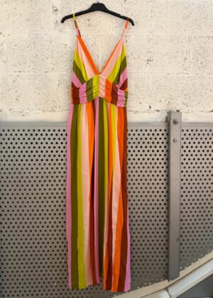Robe April Vintage multicolore bretelles