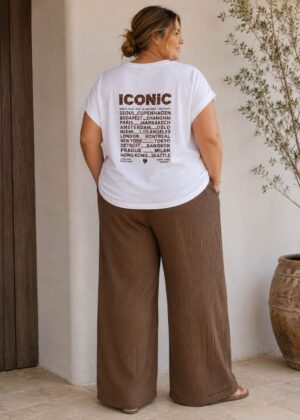 Tee-shirt Iconic grande taille  léopard