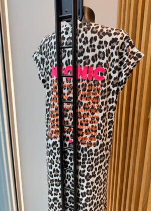 Robe longue iconic léopard