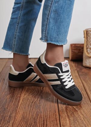 Baskets noir et gold Chicmuse