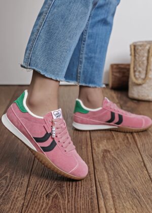 Baskets Chicmuse roses avec breloques