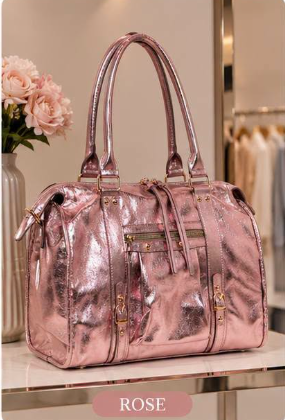 Sac à main XL rose gold idéal rentrée des classes
