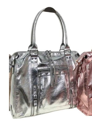Sac à main XL argent silver idéal rentrée des classes