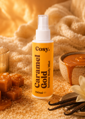 Brume corps Caramel gold intense body mist 100ml Cosy