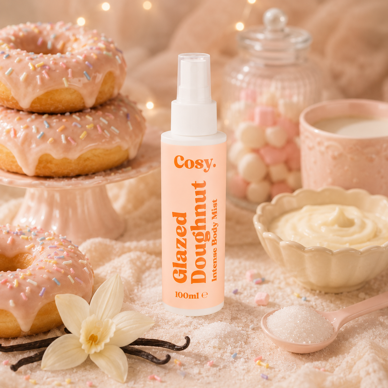 Brume corps glazed doughnut intense body mist 100ml Cosy
