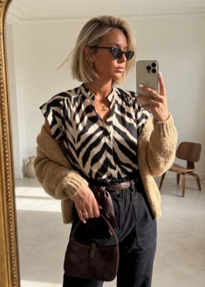 Gilet April Vintage Mohair camel