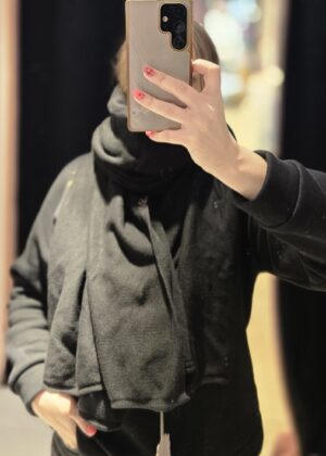 Écharpe xxl April Vintage noire