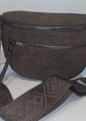 Sac banane bandoulière chocolat